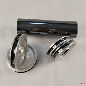 Aluminum Pulleys Or Rollers with Ceramic Coating for Maillefer Extruders or Insulated wires